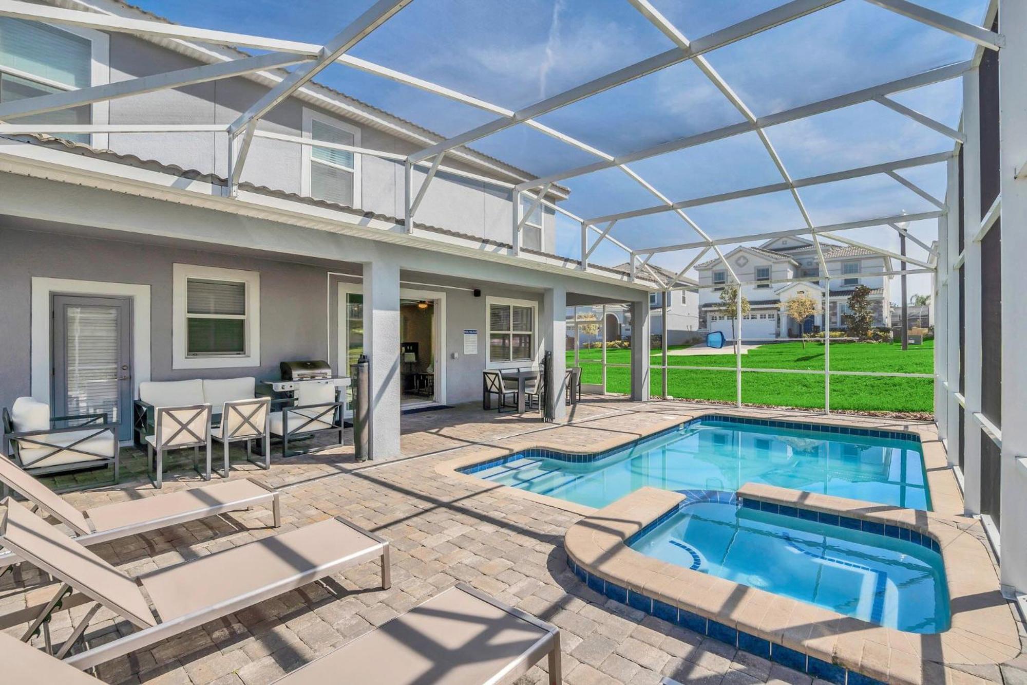 8Br Luxury - Sleeps 22 - Near Disney With Pool & Hot Tub! 达文波特 外观 照片